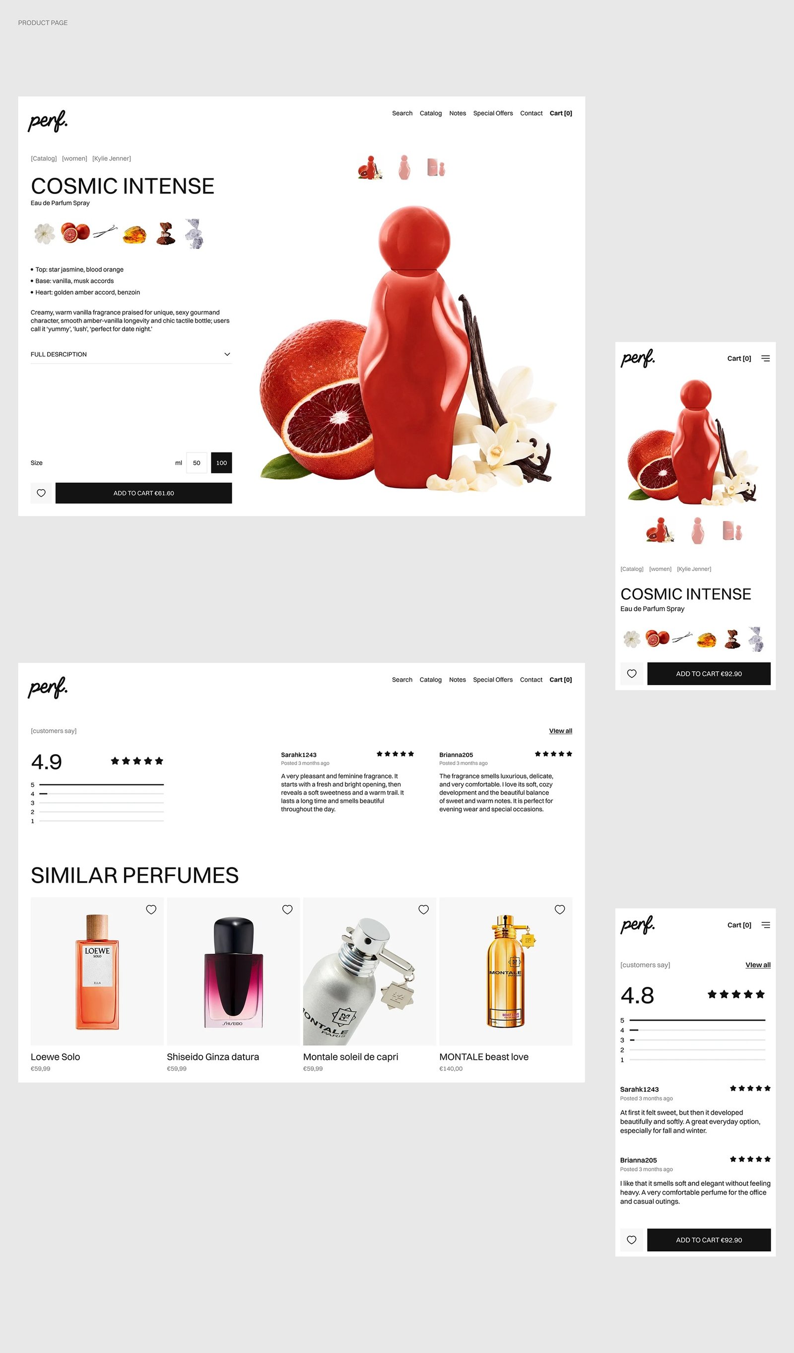 Website Design portfolio sample